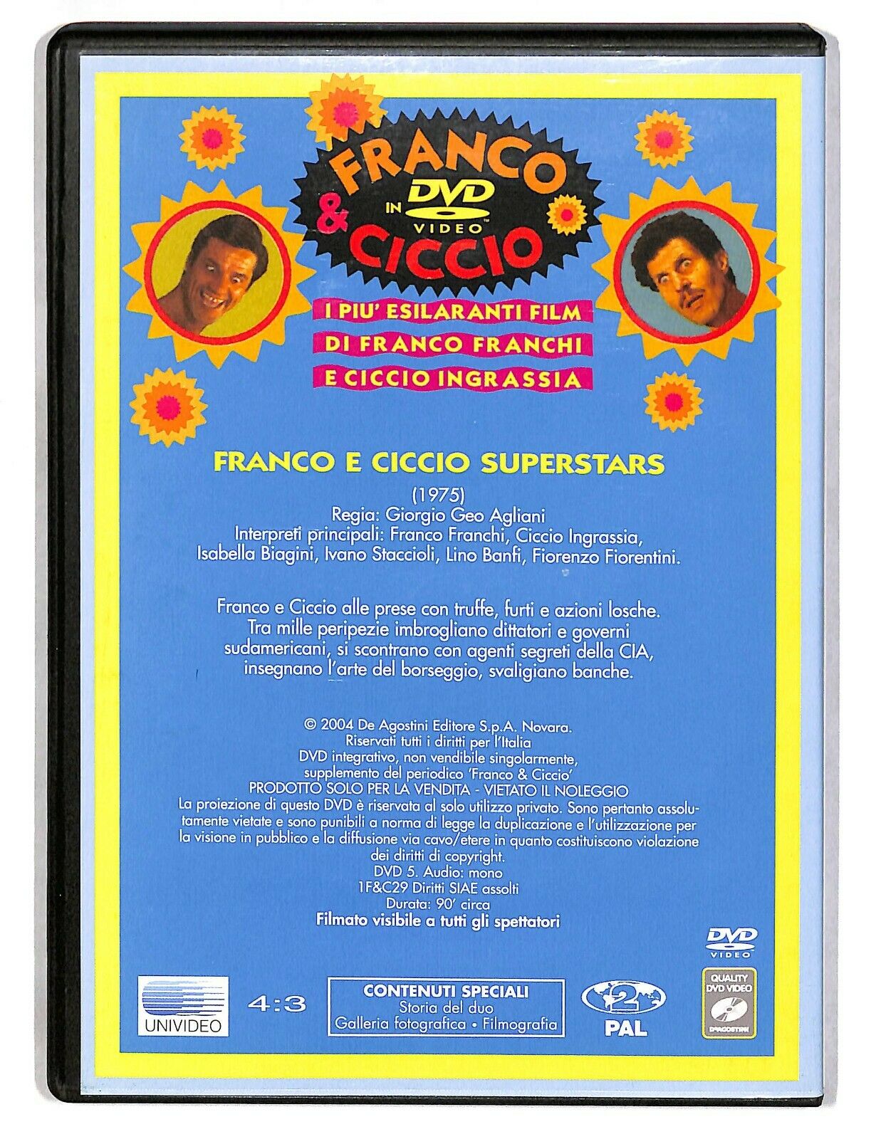 EBOND Franco e Ciccio Superstars DVD Editoriale D588755