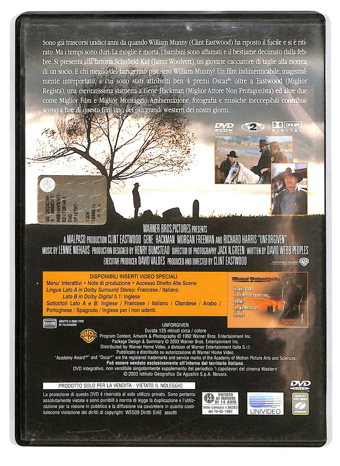 EBOND Gli Spietati DVD Editoriale D589011