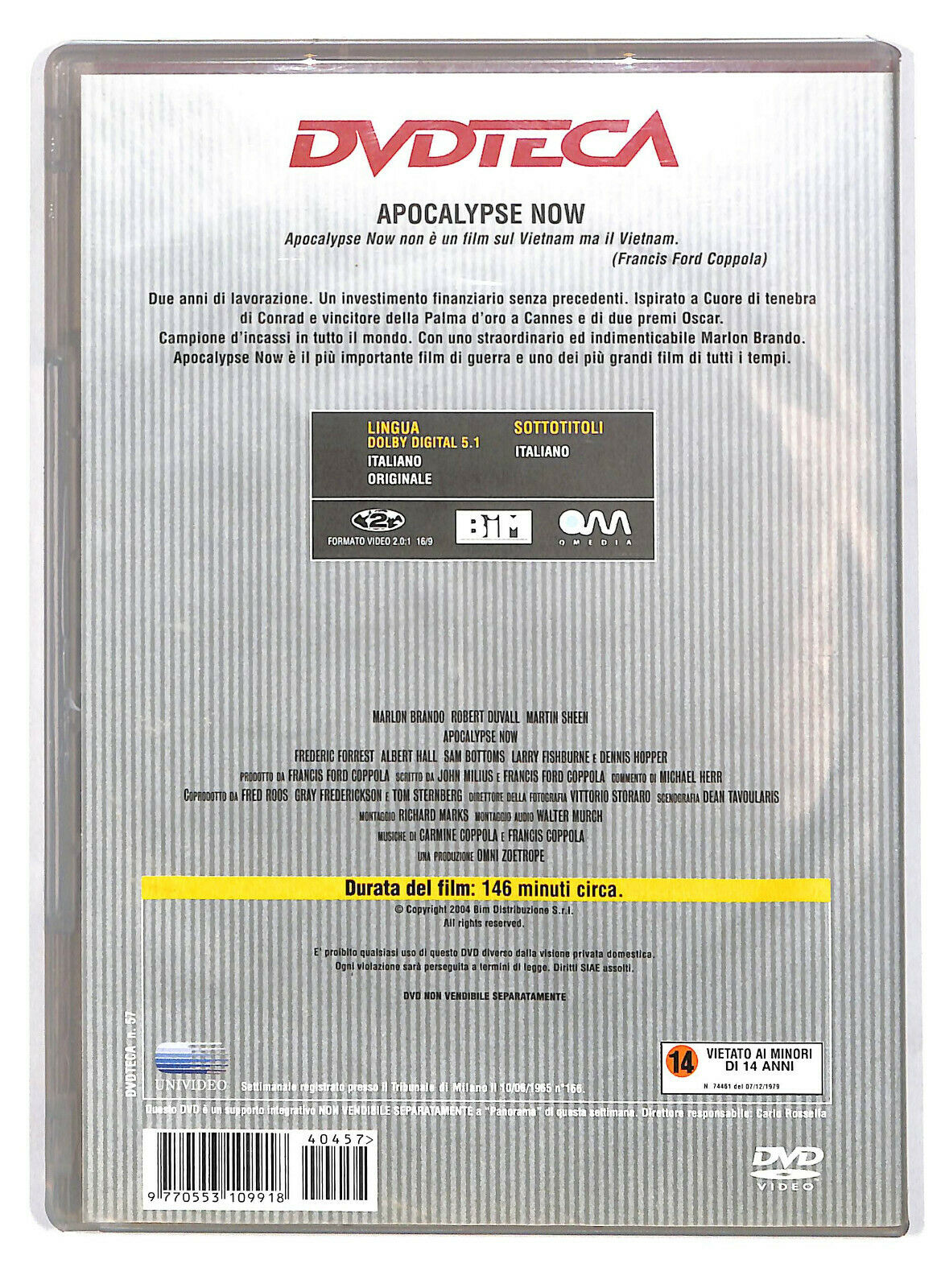 EBOND Apocalypse Now DVD Editoriale D589038