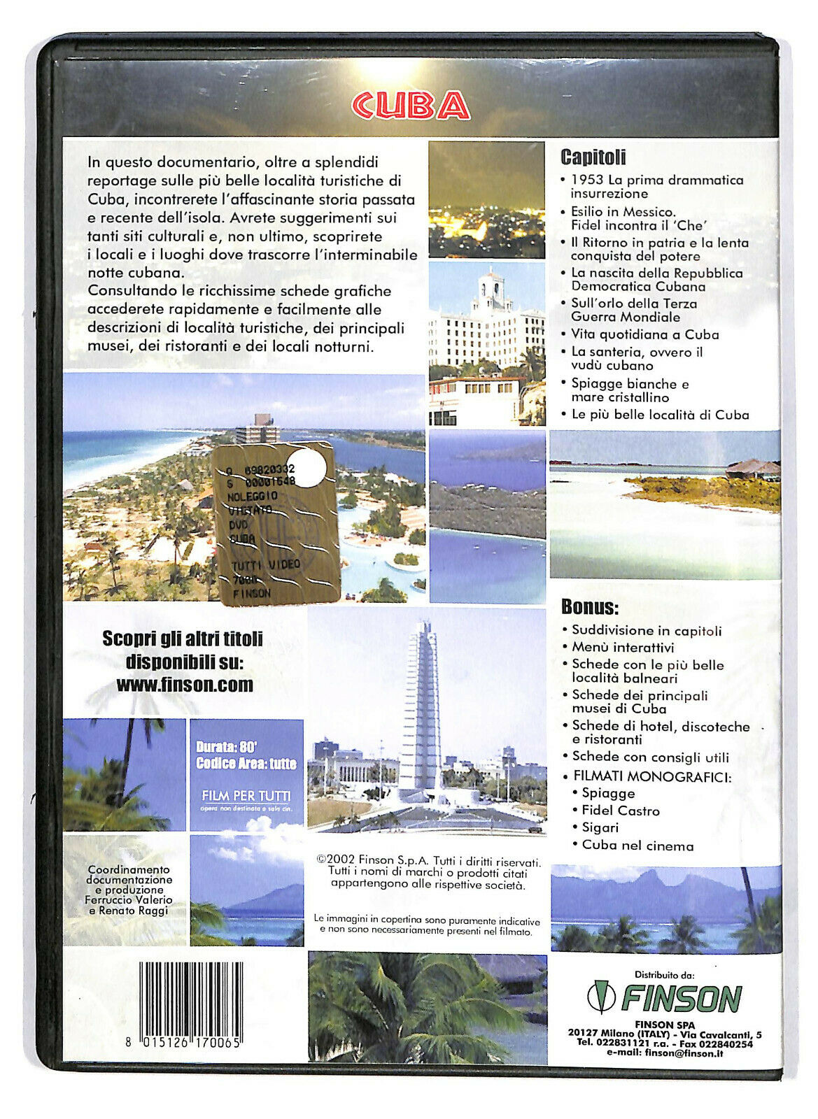 EBOND Cuba: Le Spiagge, La Storia, La Cultura e Le Notti Magiche DVD D589048