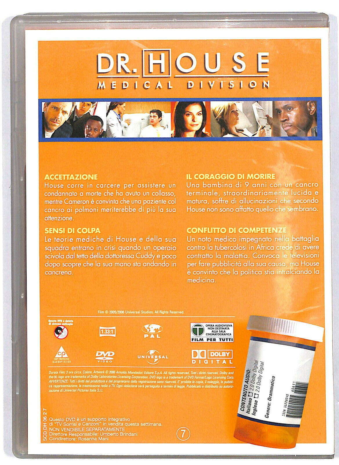 EBOND Dr. House. Medical Division. Stagione 2 Disco 1 DVD Editoriale D589055