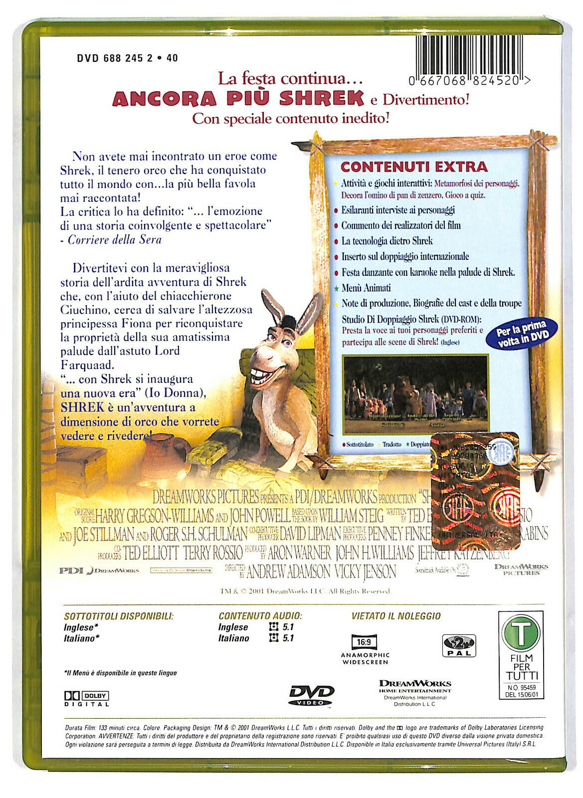 EBOND Shrek DVD D589357