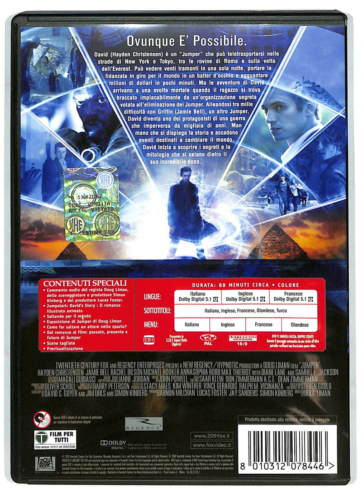 EBOND Jumper - Senza Confini DVD Lenticular D589425
