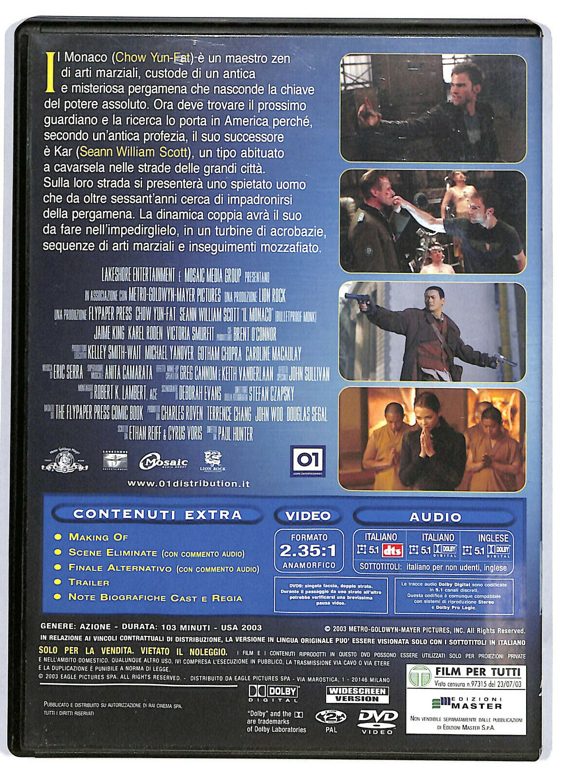EBOND Il Monaco DVD Editoriale D589635