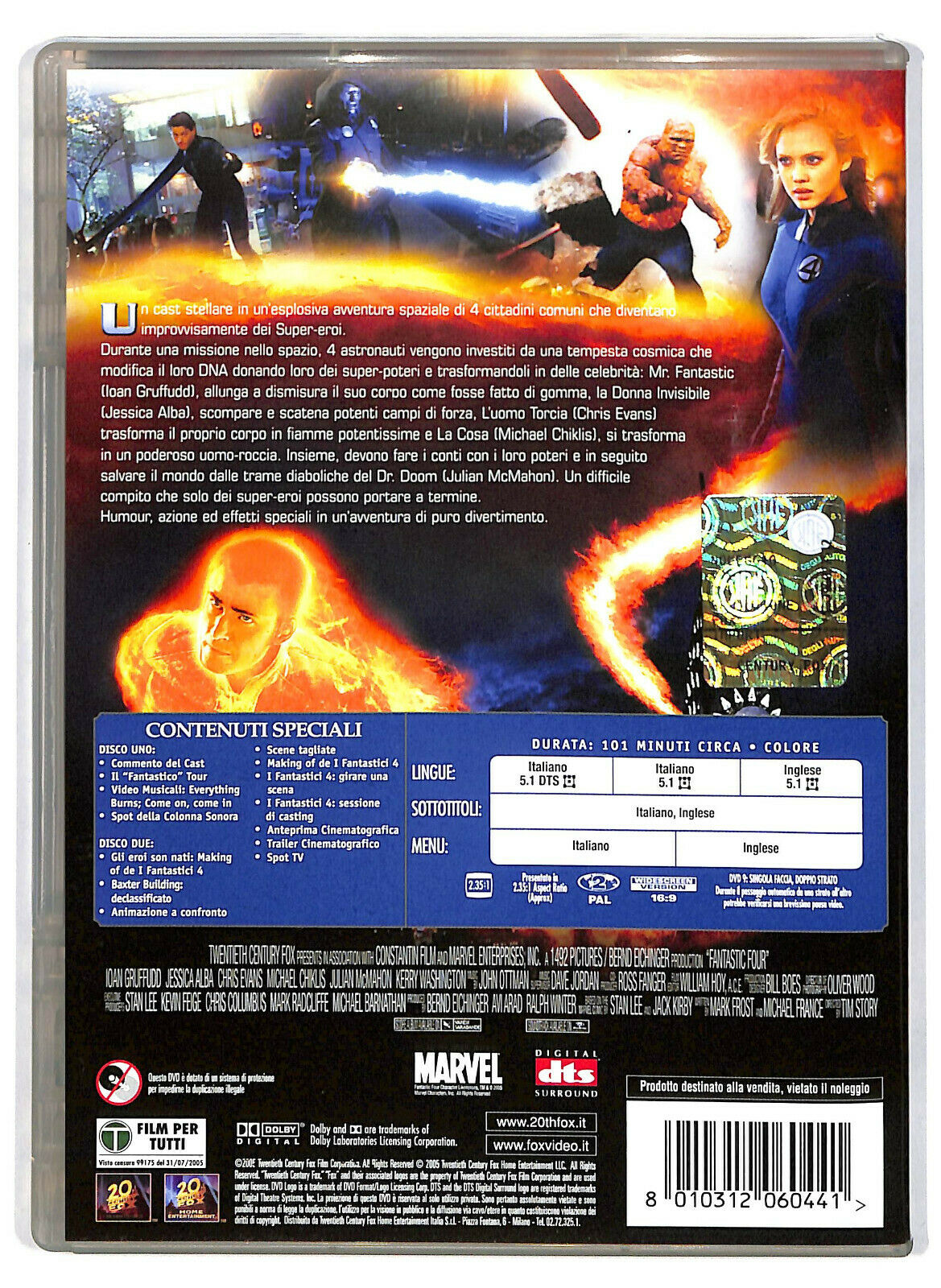 EBOND I Fantastici 4 DVD EDizione Speciale D590054