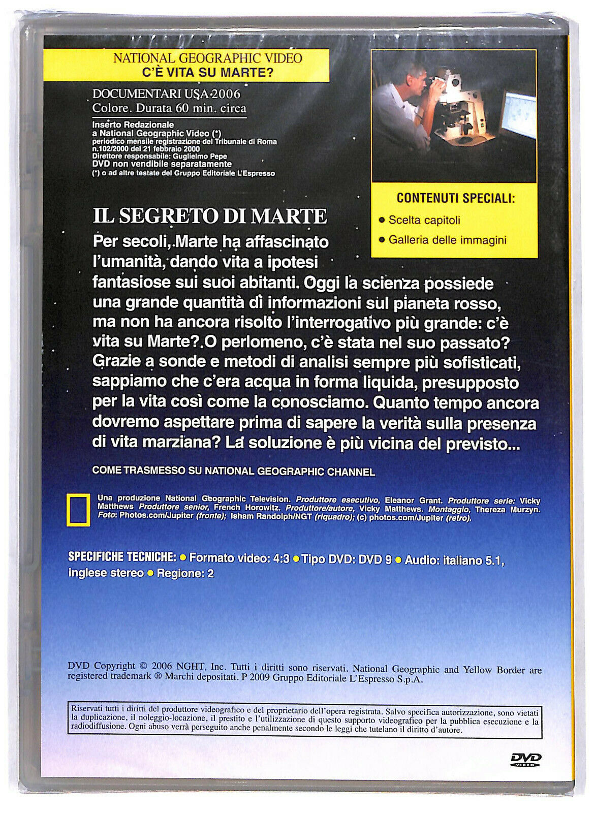 EBOND C'e Vita Su Marte? Is It Real? - National Geographic Vol.77 DVD D590205