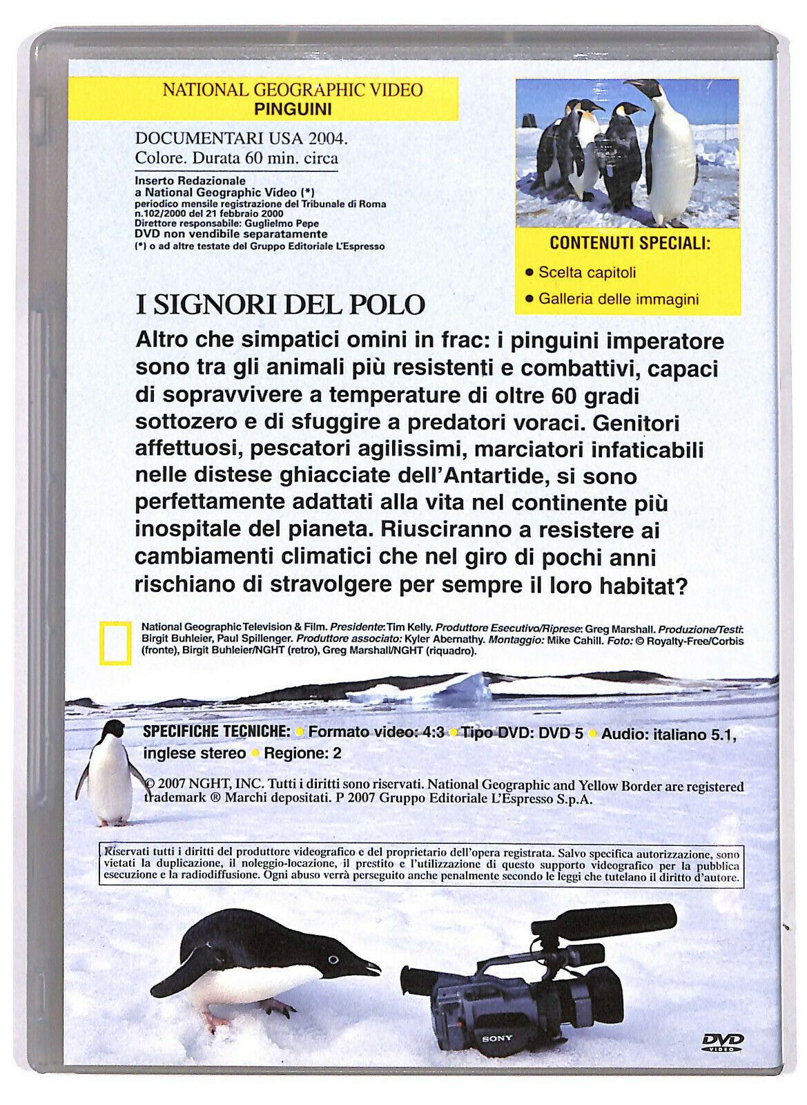 EBOND Pinguini - Imperatori Dei Ghiacci - N. 48 National Geographic DVD D590920