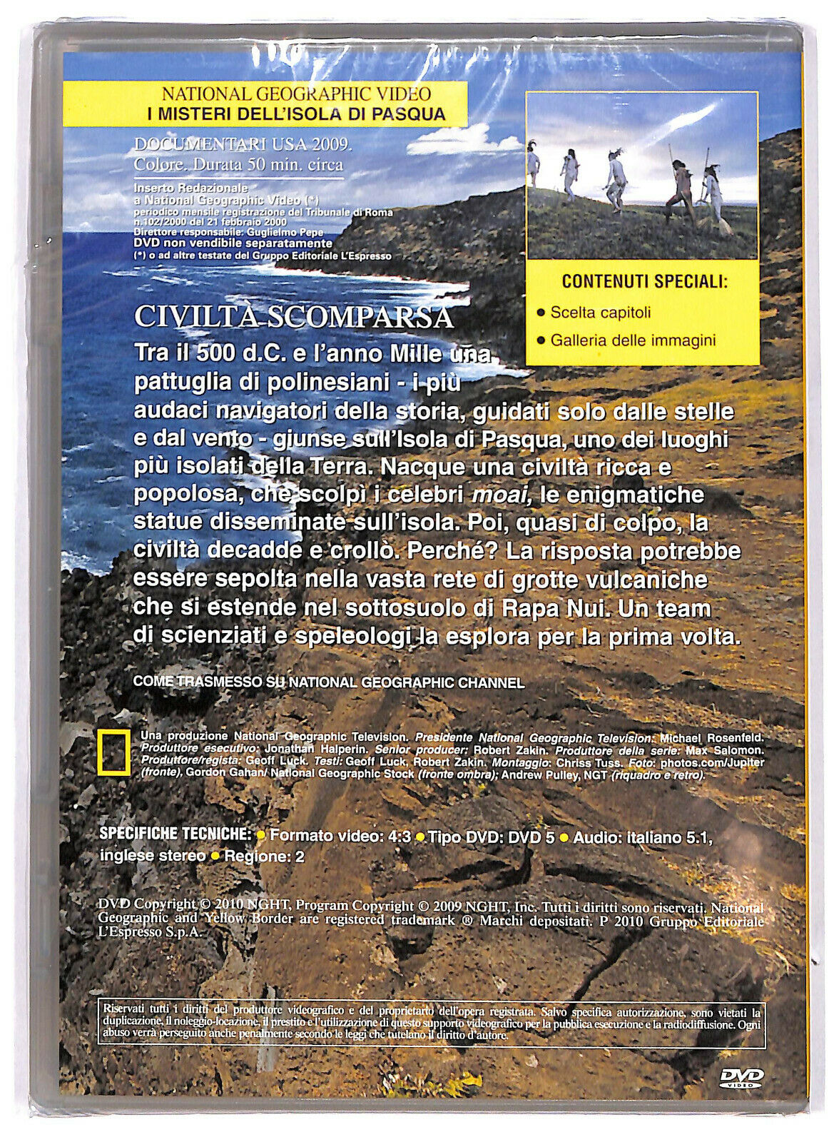 EBOND i Misteri Dell'isola Di Pasqua - National Geographic Vol.84 DVD D590930