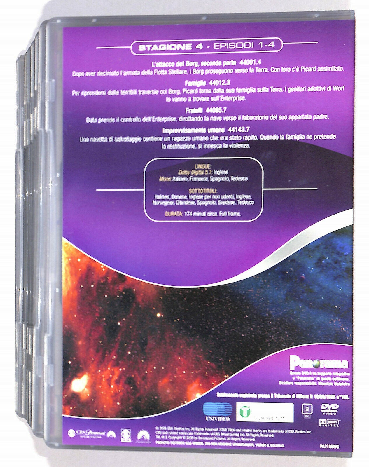 EBOND Star Trek: The Next Generation Quarta Stagione DVD D591027