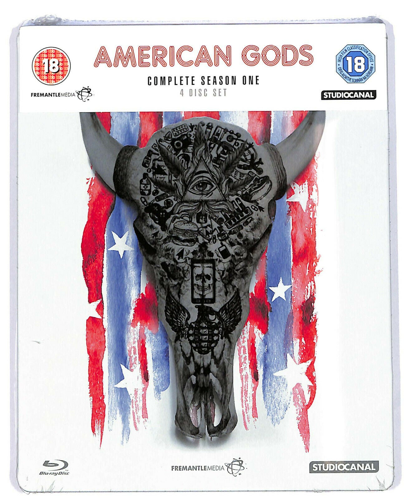 EBOND American Gods Complete Season One BLURAY Steelbook BLURAY D591123