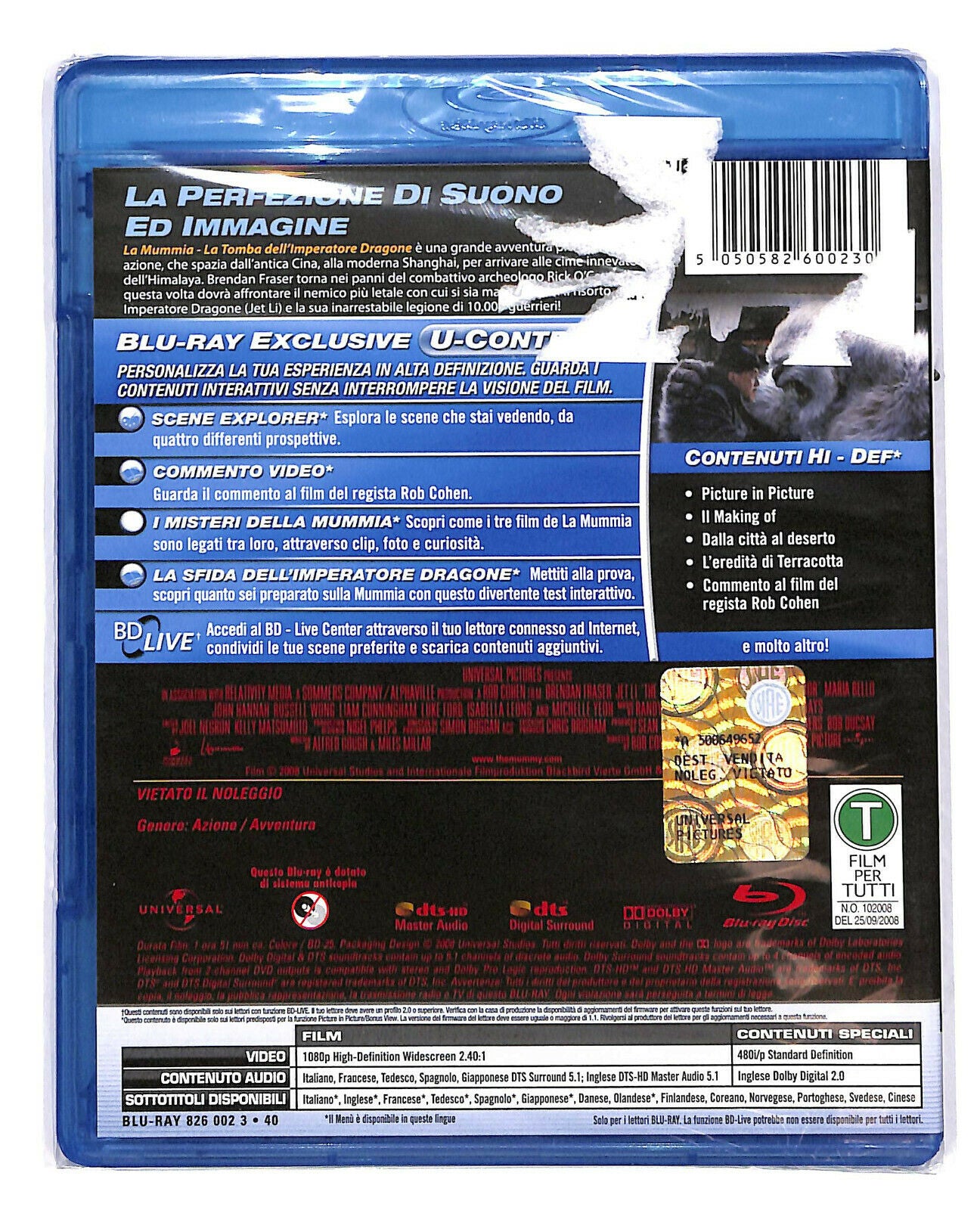 EBOND La Mummia - La Tomba Dell'imperatore Dragone BLURAY D591239