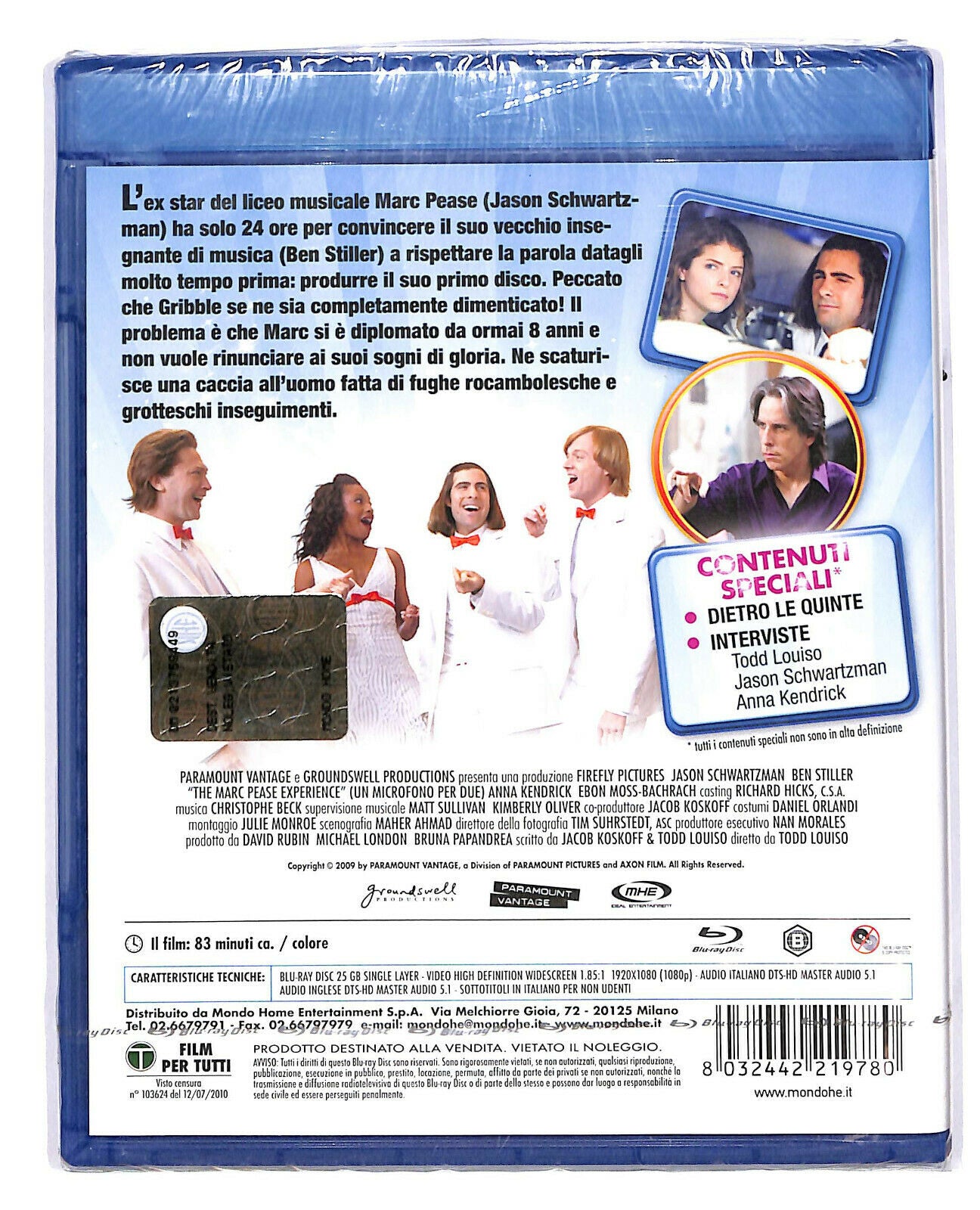 EBOND Un Microfono Per Due BLURAY D591242