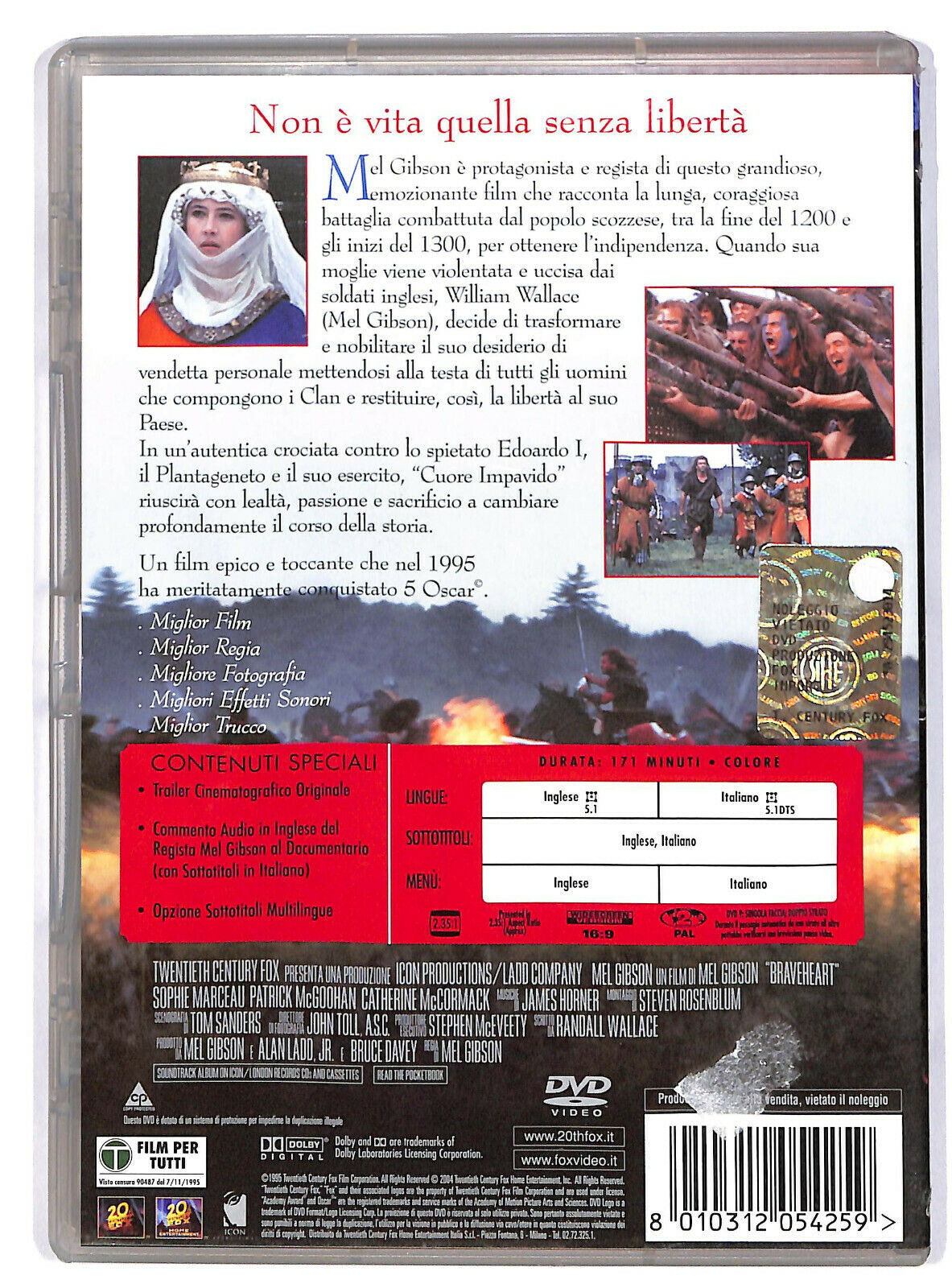 EBOND Braveheart DVD D591503