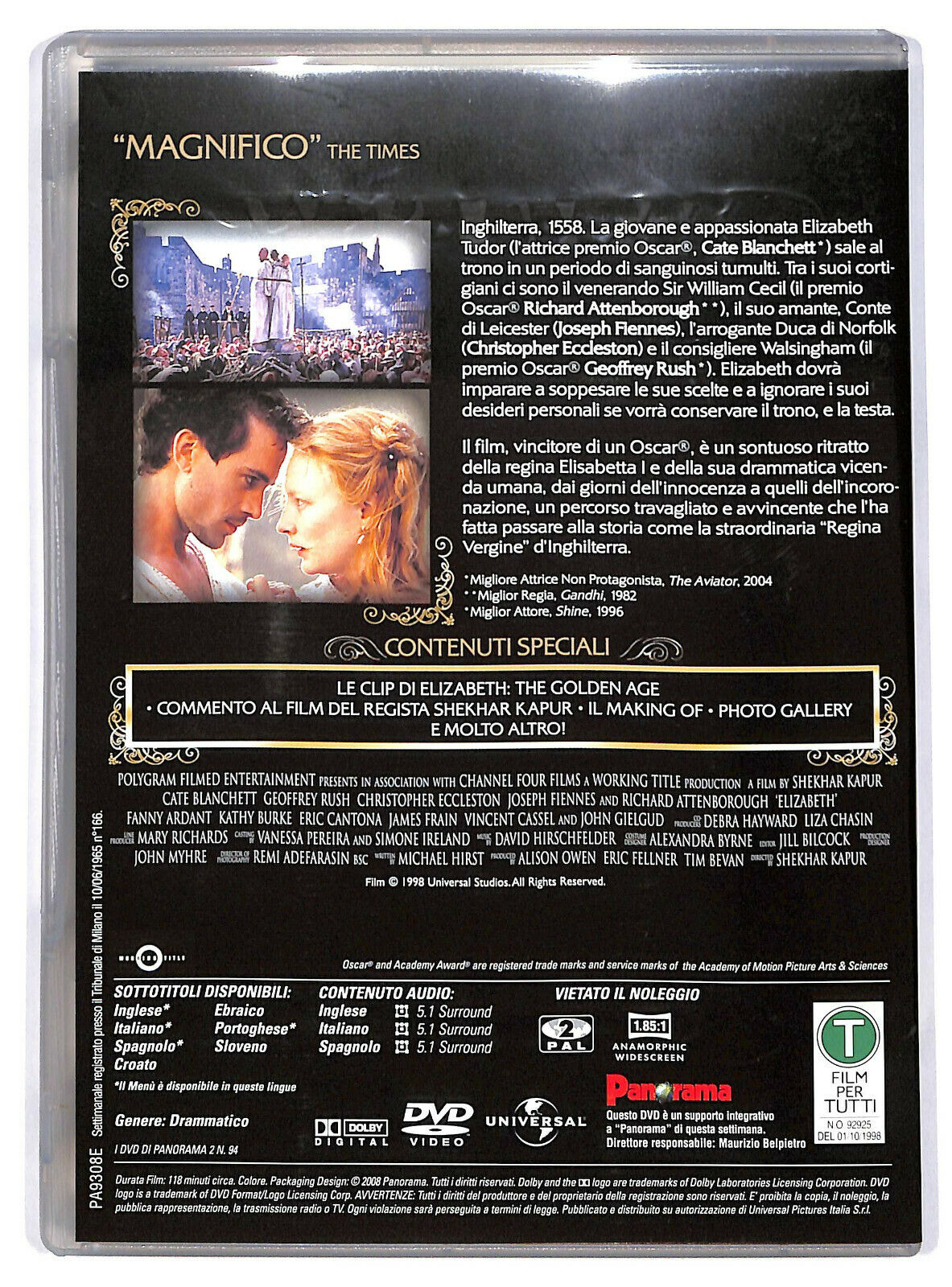 EBOND Elizabeth DVD Editoriale D591931