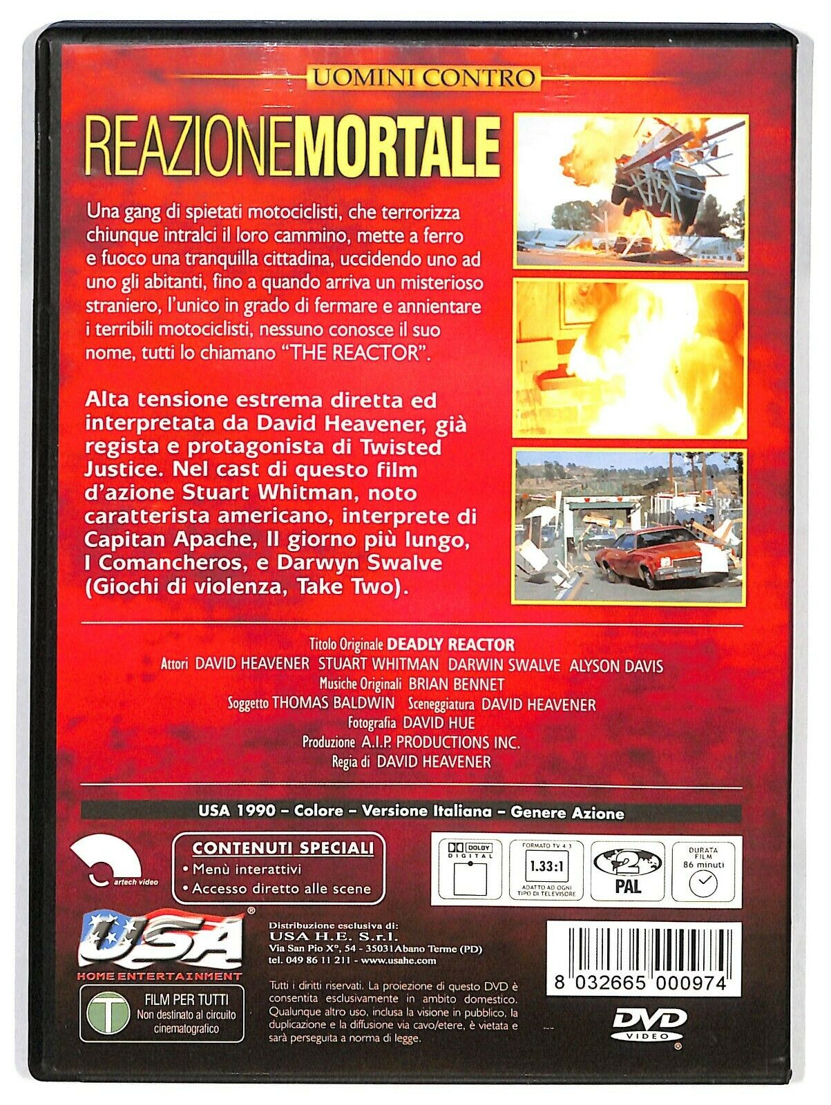 EBOND Reazione Mortale DVD D592002