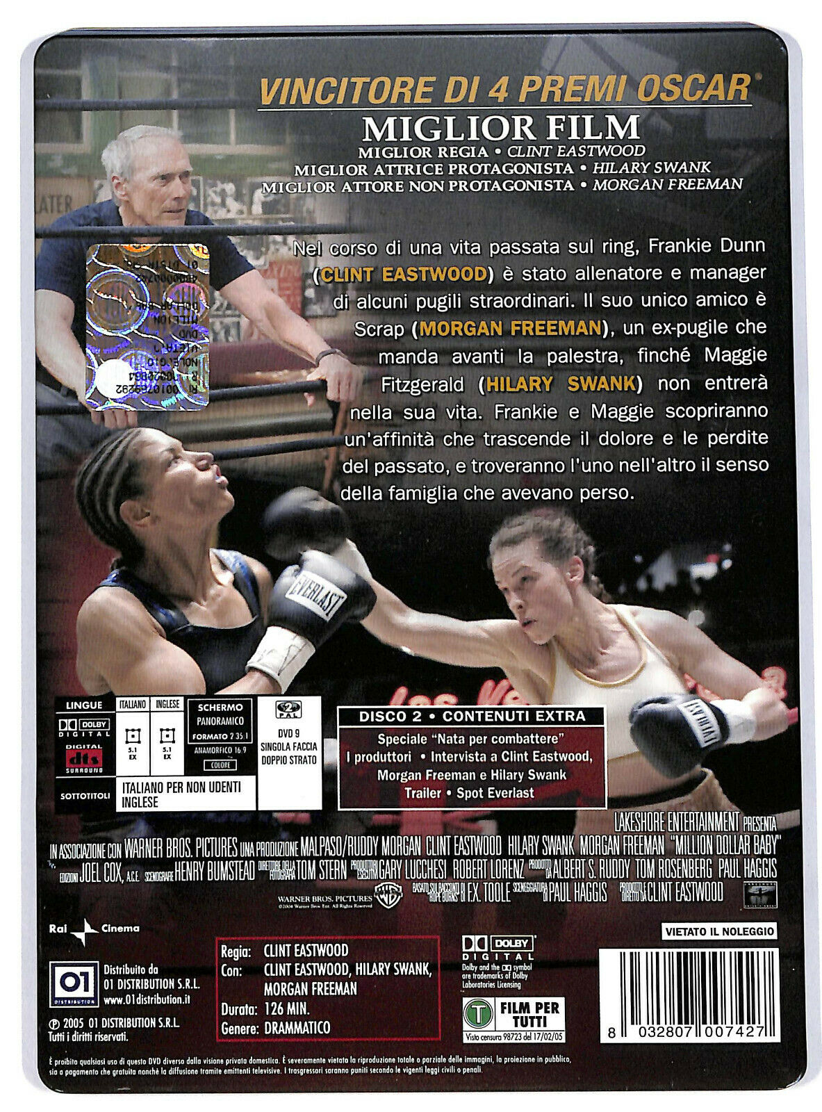 EBOND Million Dollar Baby DVD Steelbook D592114