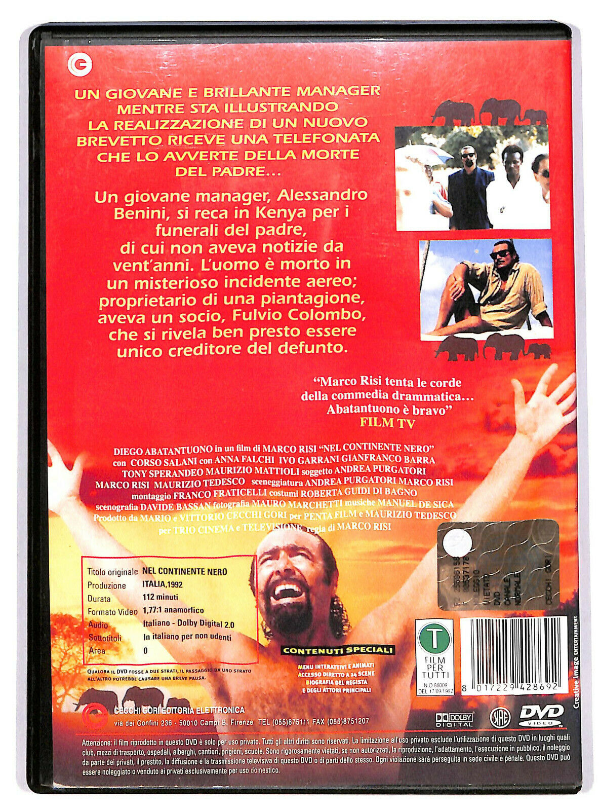 EBOND Nel Continente Nero DVD D592455