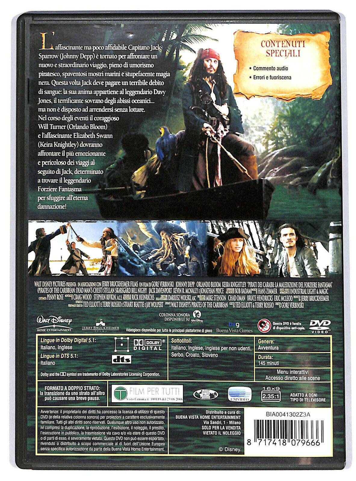 EBOND Pirati Dei Caraibi La Maledizione Del Forziere Fantasma DVD D592626