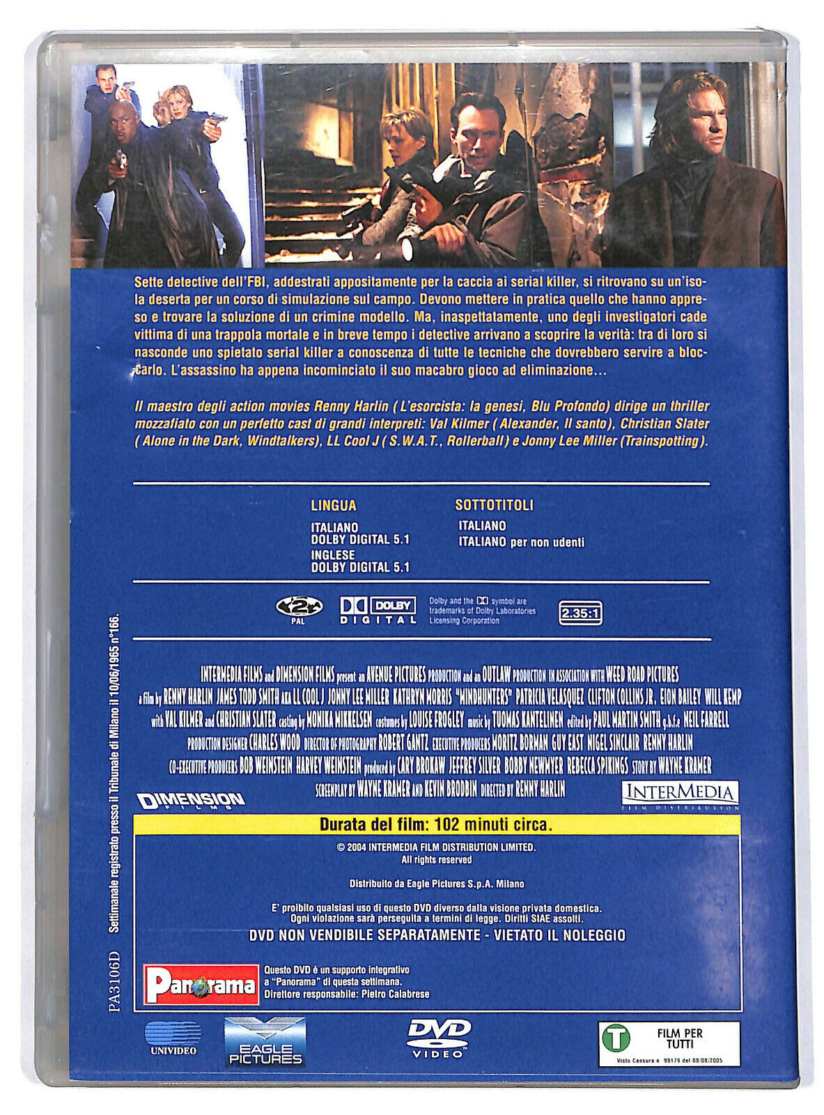 EBOND Nella Mente Del Serial Killer DVD Editoriale D592639