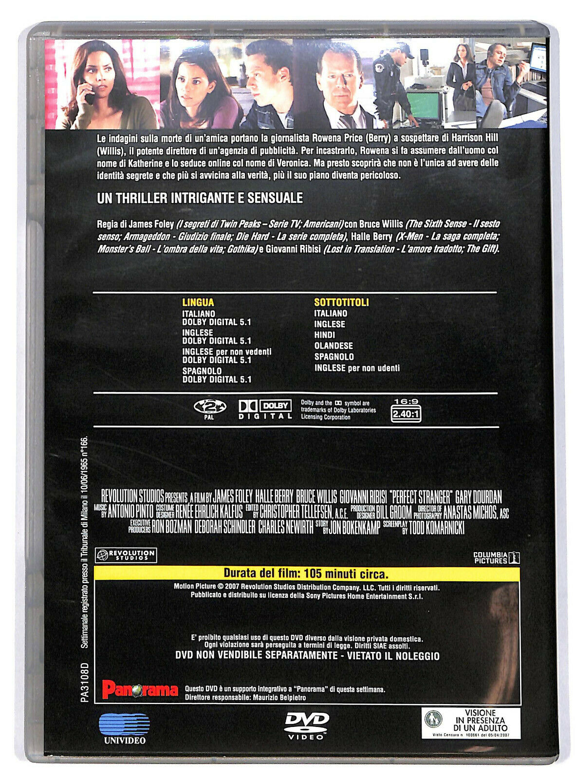 EBOND Perfect Stranger DVD Editoriale D592640