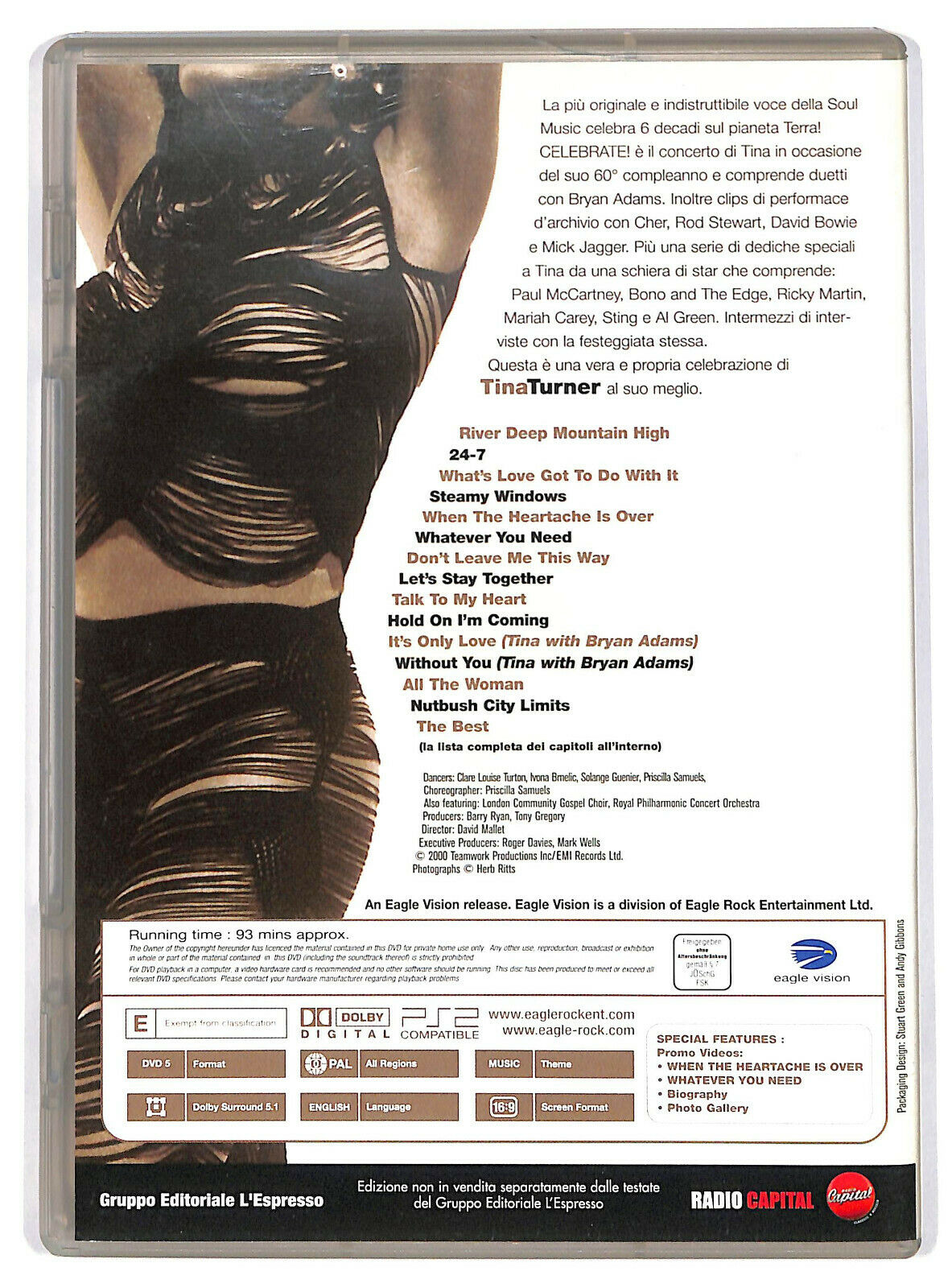 EBOND Tina Turner – Celebrate! The Best Of Tina Turner DVD Editoriale D592701