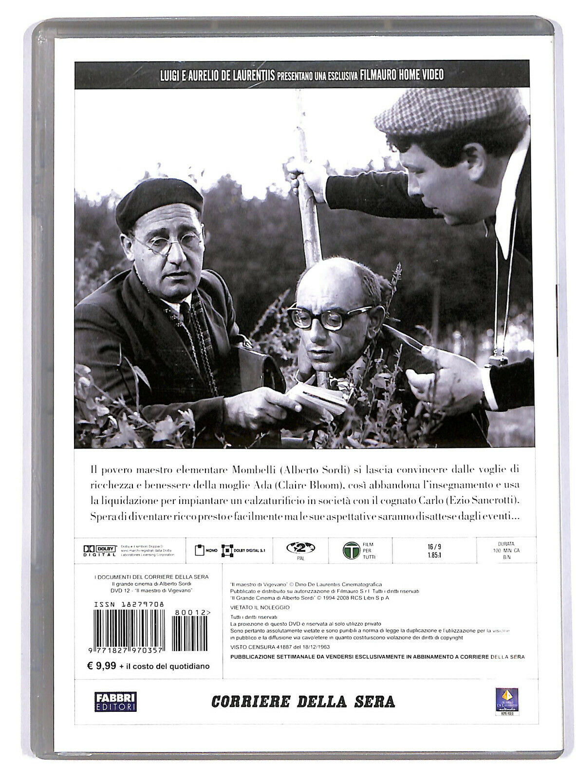 EBOND Il Maestro Di Vigevano - Alberto Sordi DVD Editoriale D592811