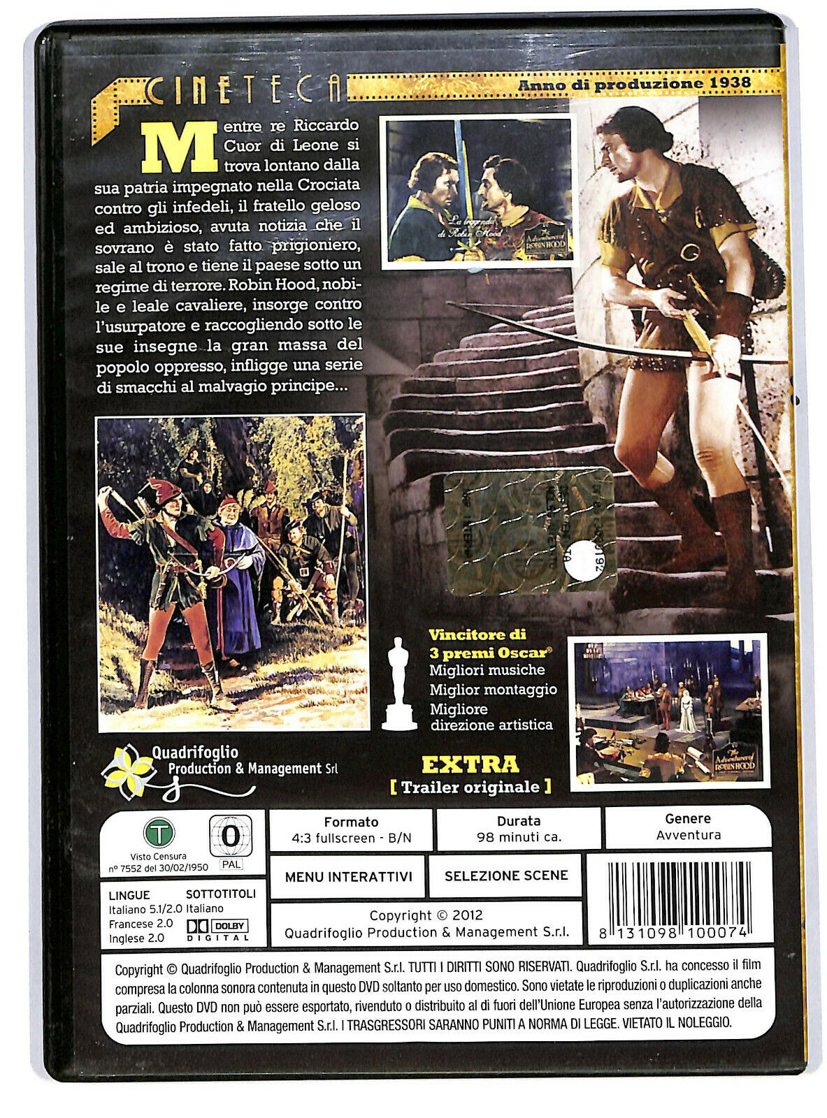 EBOND La Leggenda Di Robin Hood DVD D592930