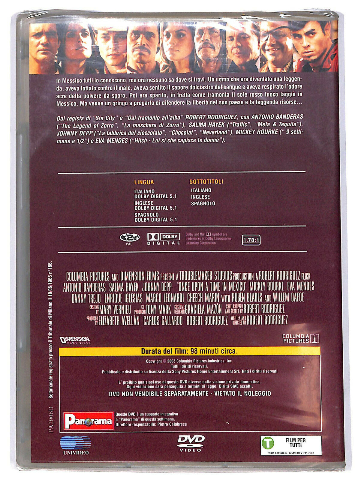 EBOND C'era Una Volta In Messico DVD Editoriale D593132