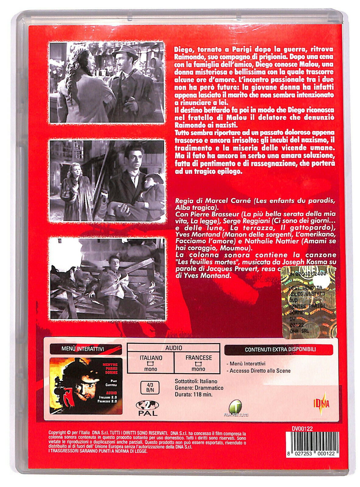 EBOND Mentre Parigi Dorme DVD D593210