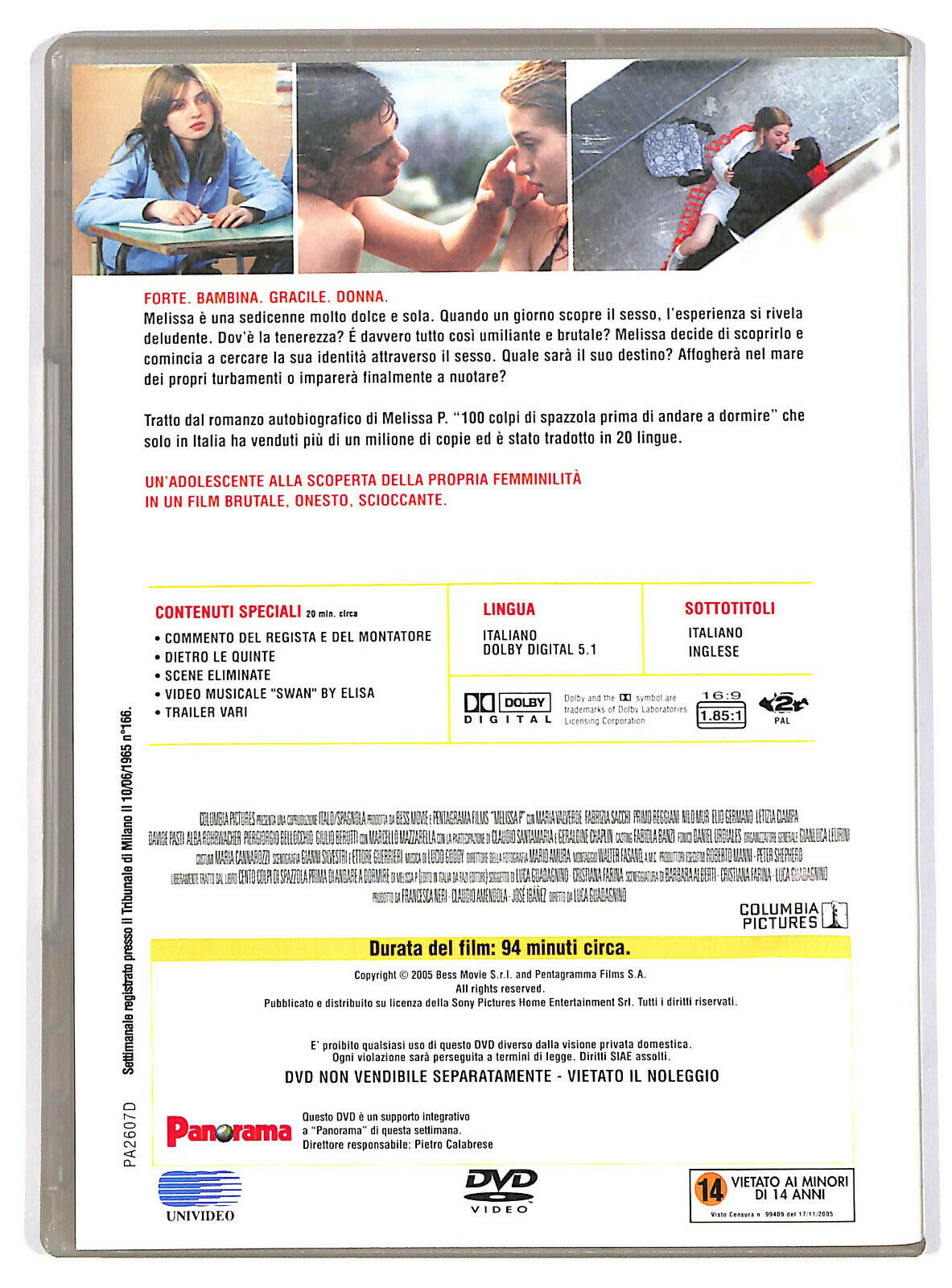 EBOND Melissa P. DVD Editoriale D593251