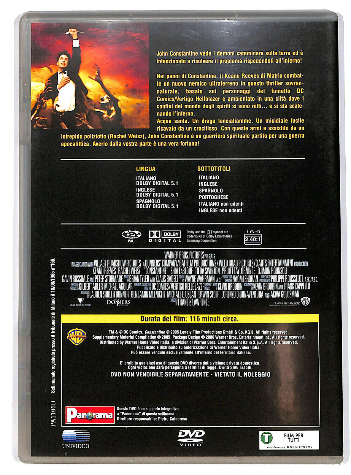 EBOND Constantine DVD Editoriale D593507