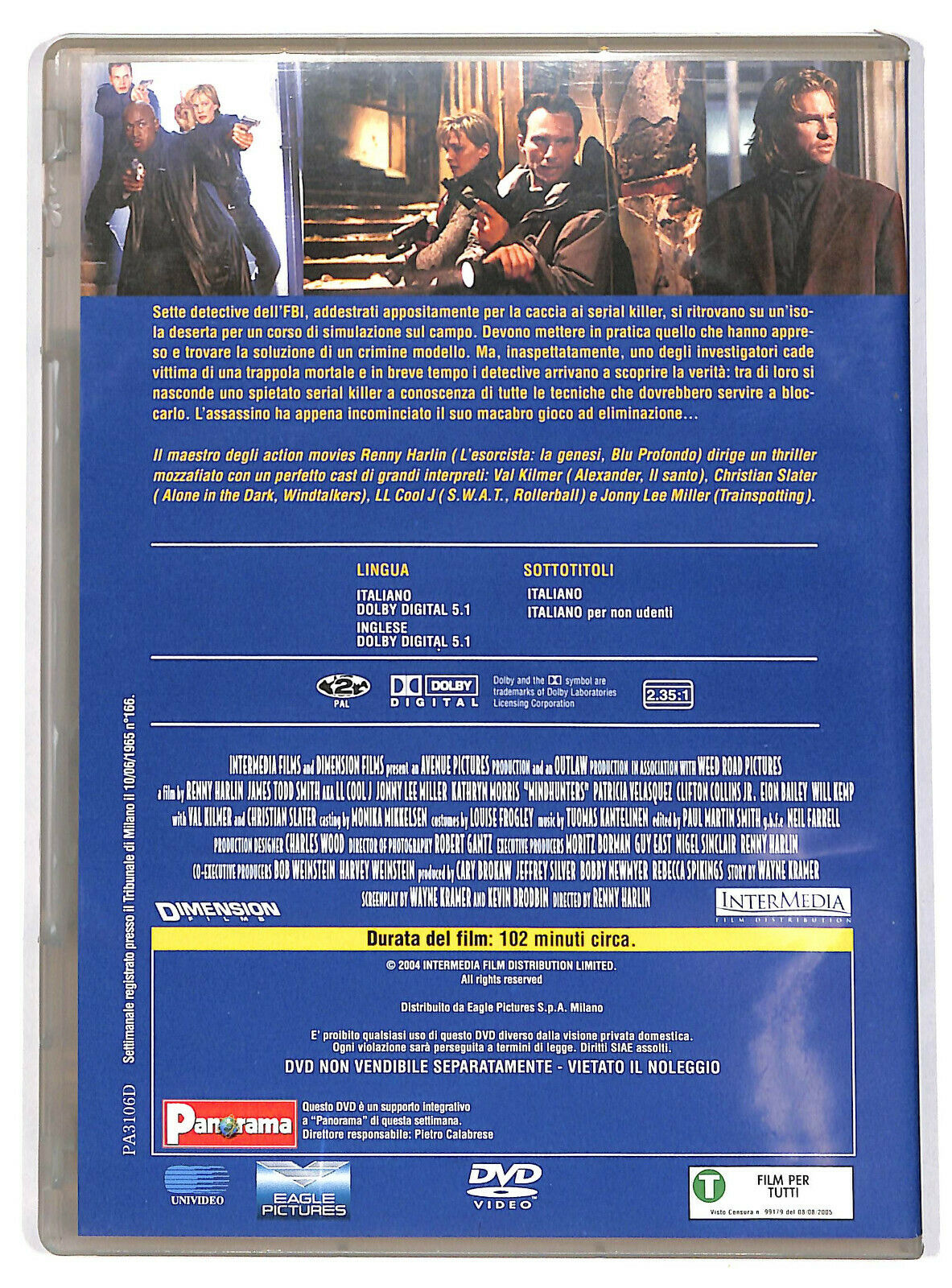 EBOND Nella Mente Del Serial Killer DVD Editoriale D593557