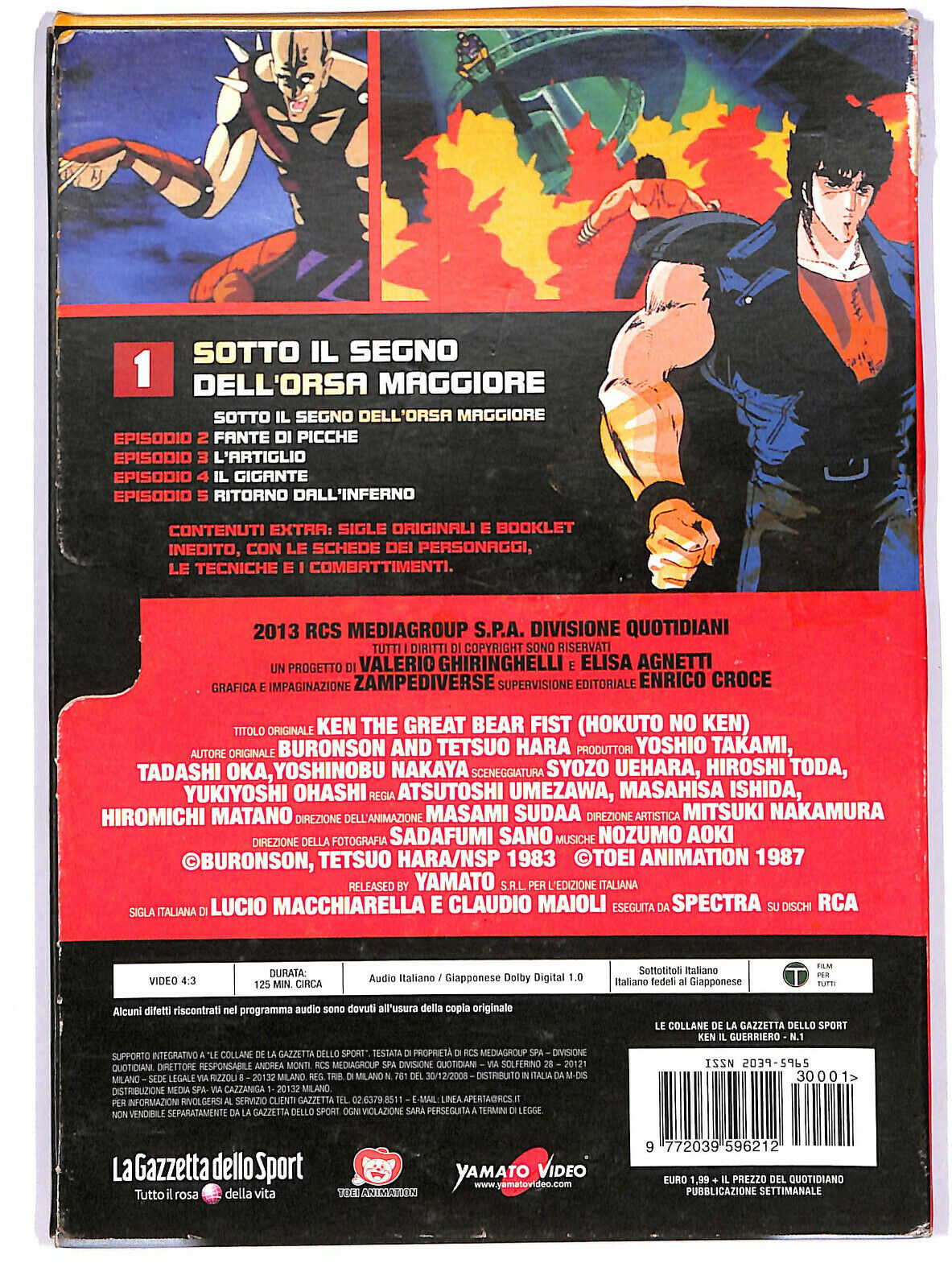 EBOND Ken - Sotto Il Segno Dell'orsa Maggiore N1 DVD Editoriale D594040