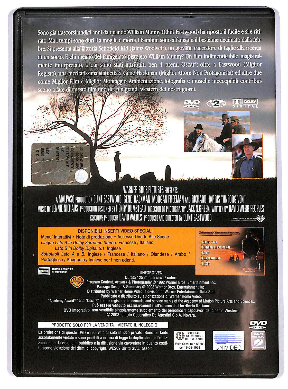 EBOND Gli Spietati  DVD Editoriale D594102