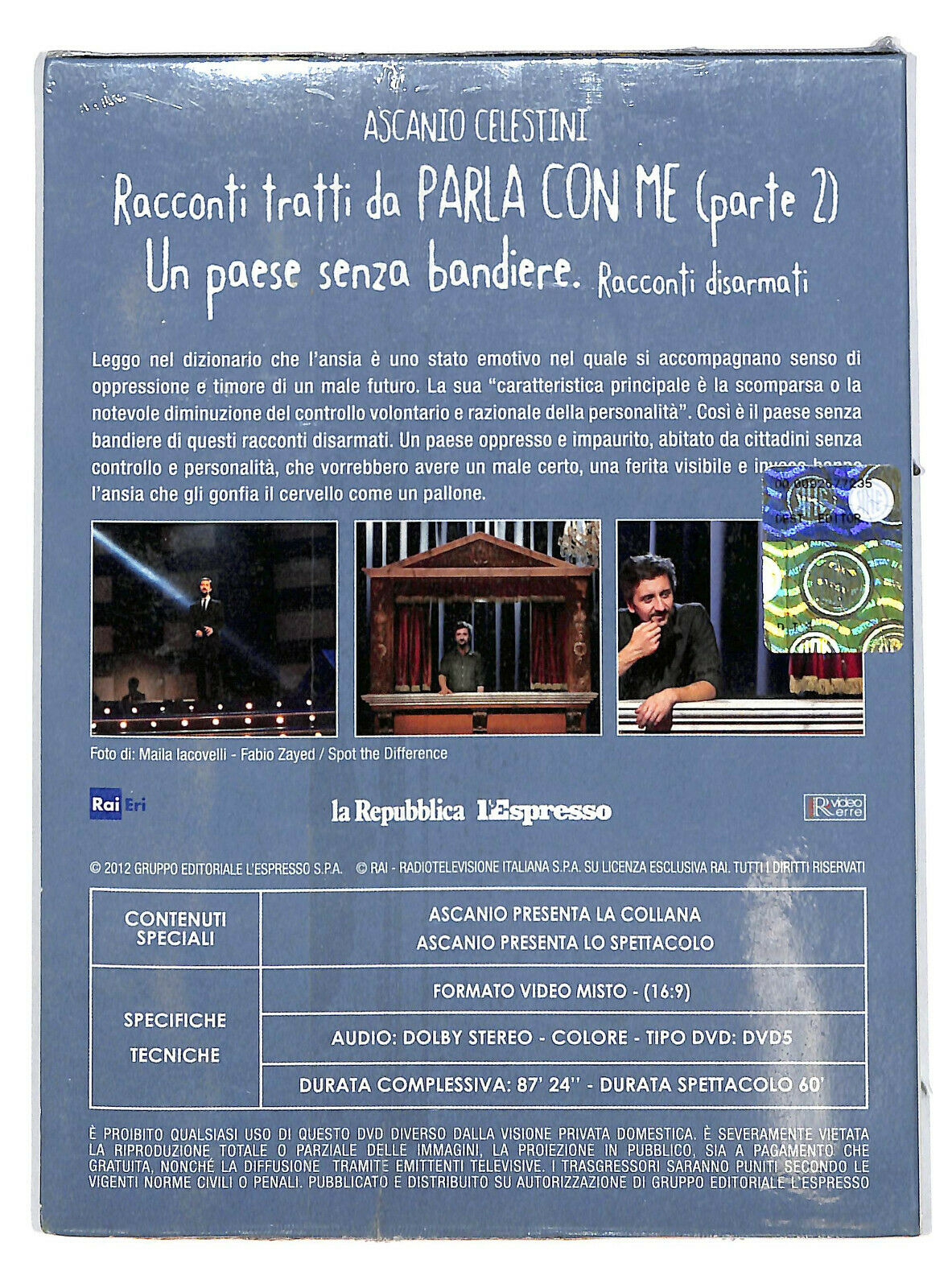 EBOND Un Paese Senza Bandiere Racconti Disarmati DVD Editoriale D594133