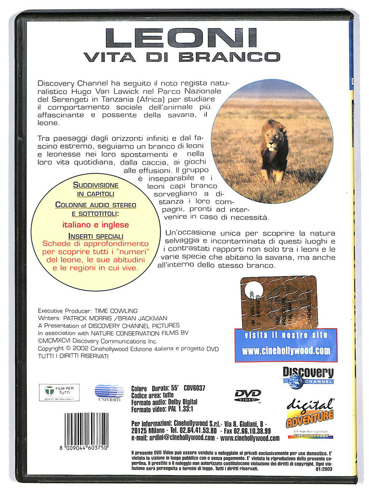 EBOND Leoni Vita Da Branco DVD Editoriale D594229