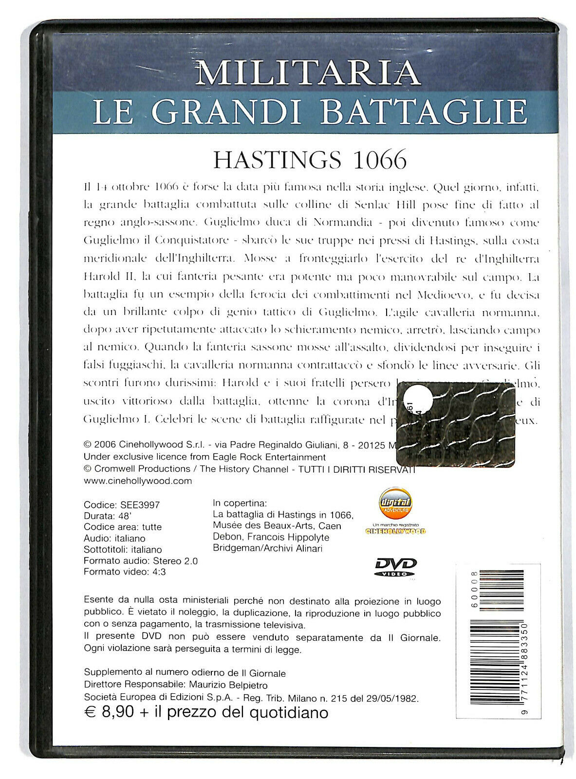 EBOND Hastings 1066 Vol. 8 DVD Editoriale D594263