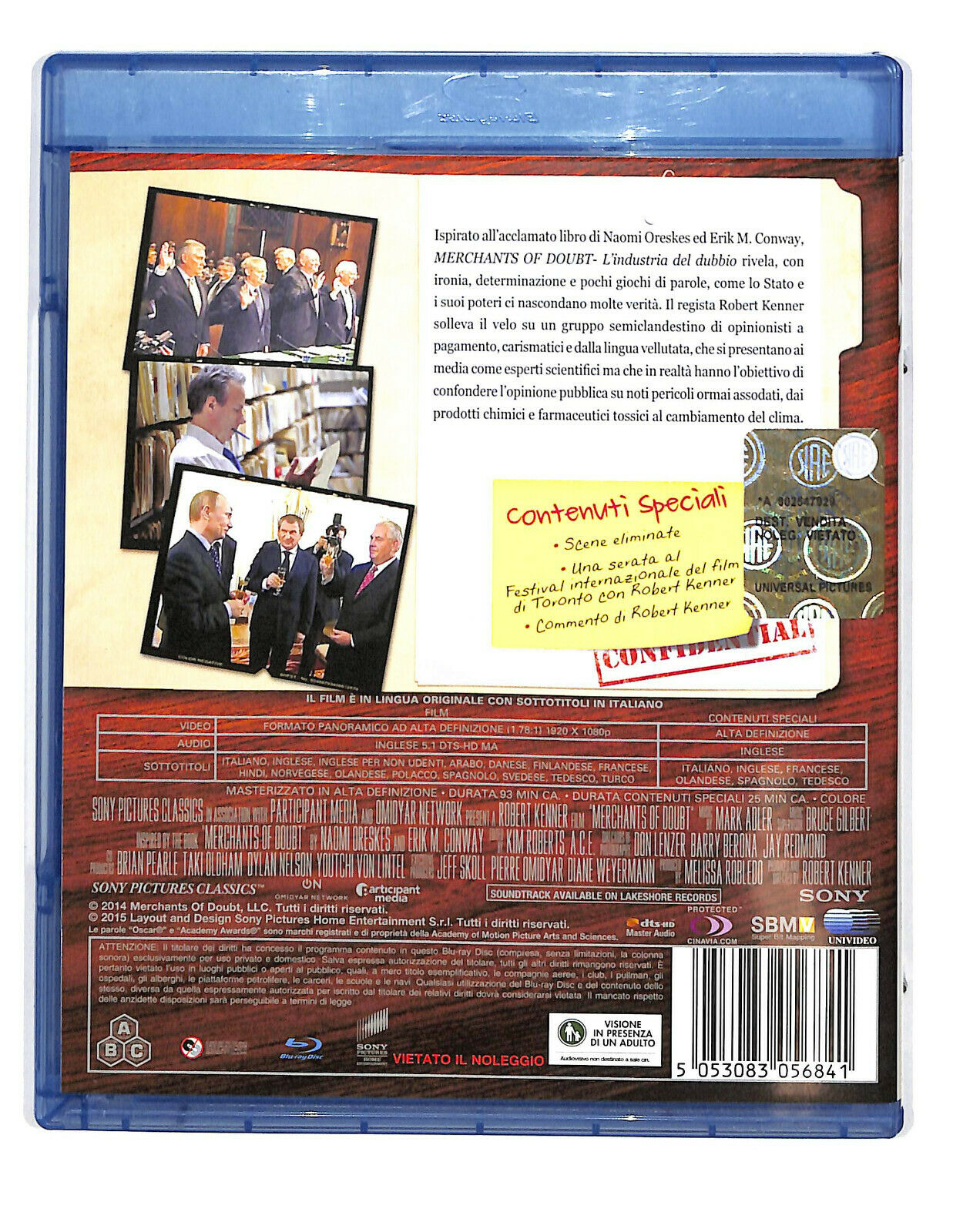 EBOND Merchants Of Doubt. L'industria Del Dubbio BLURAY D594350