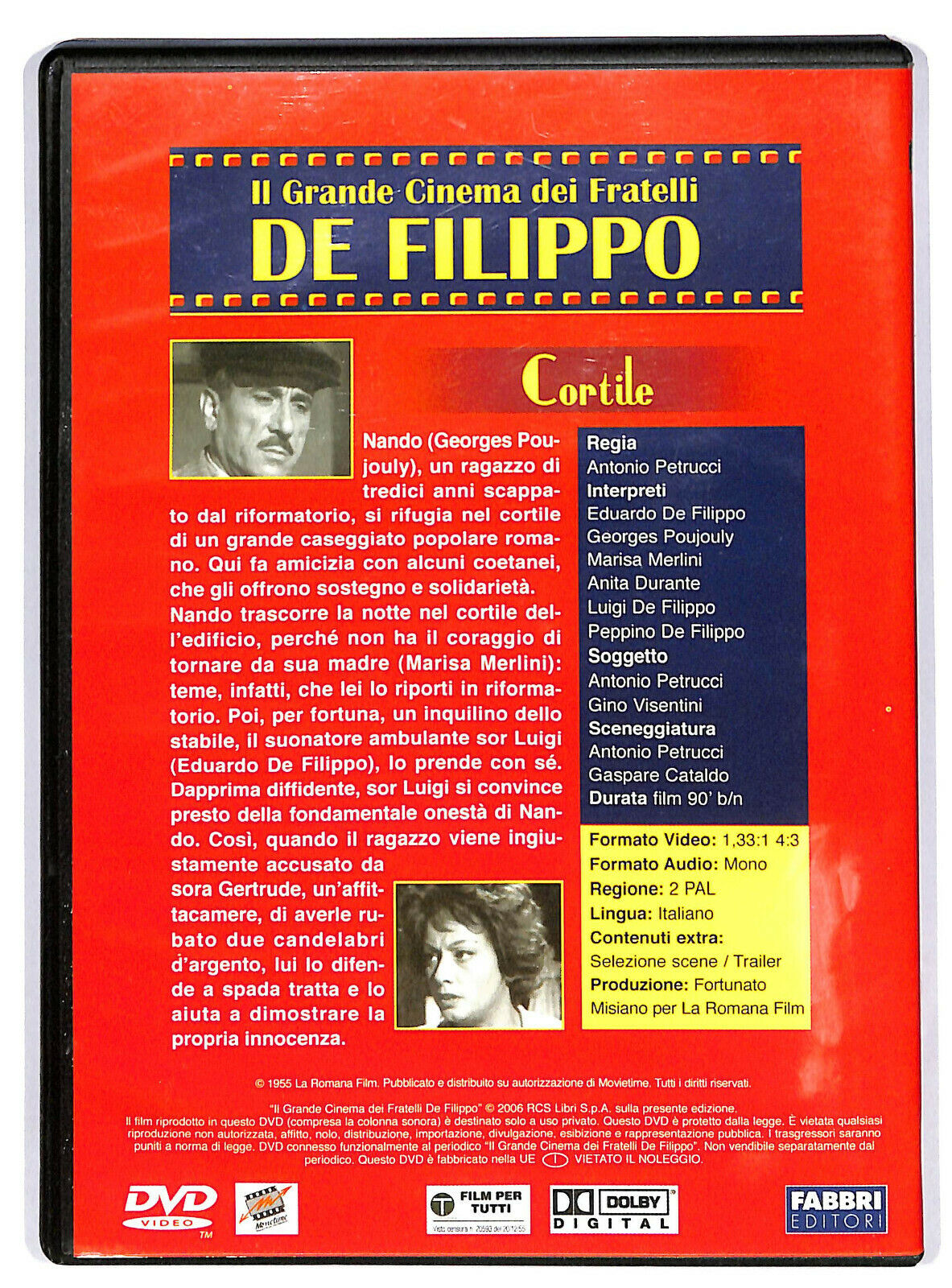 EBOND Cortile - Il Grande Cinema Dei Fratelli De Filippo DVD Editoriale D594612