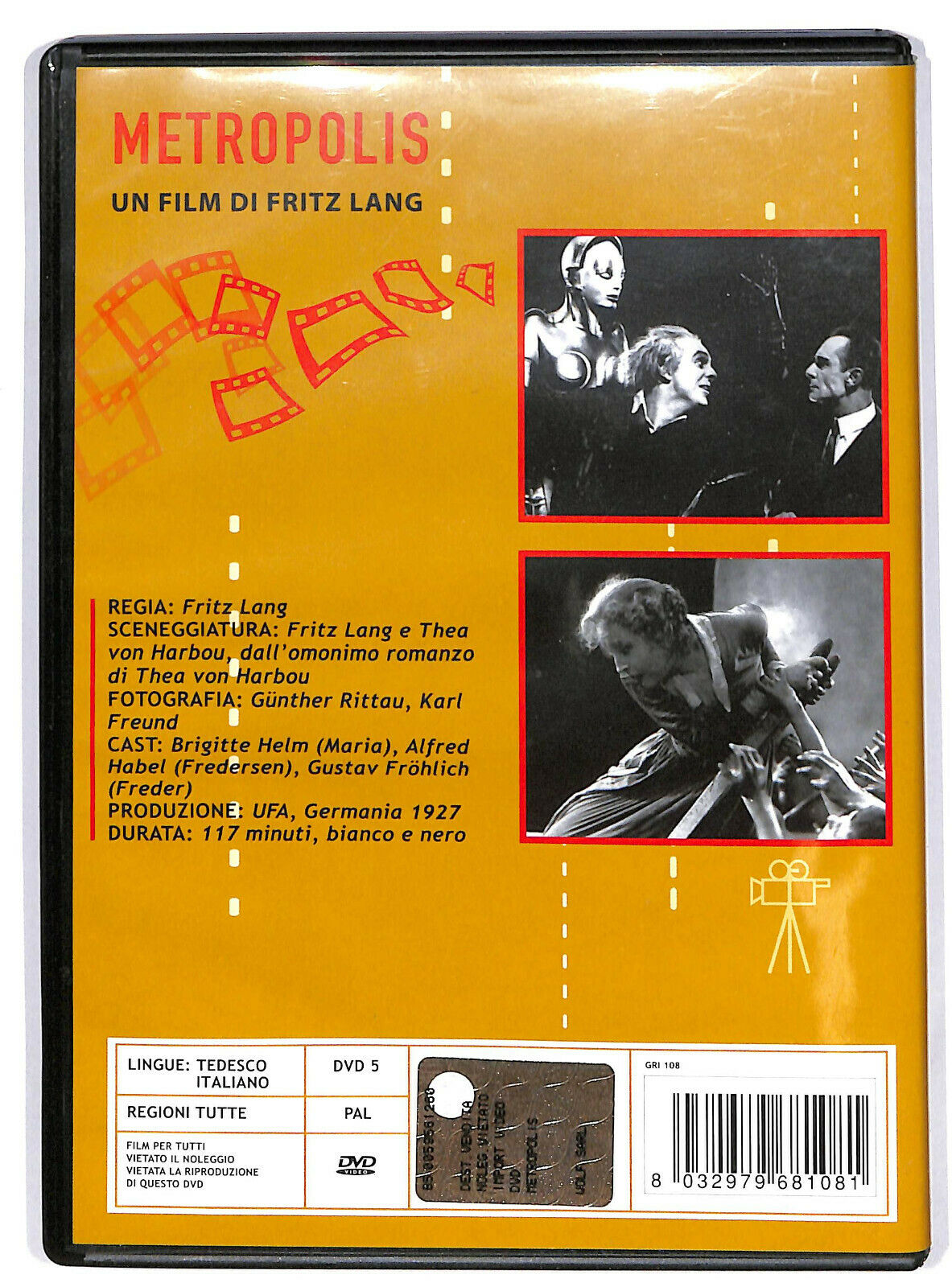 EBOND Metropolis (film 1927) Con Brigitte Helm DVD D594639