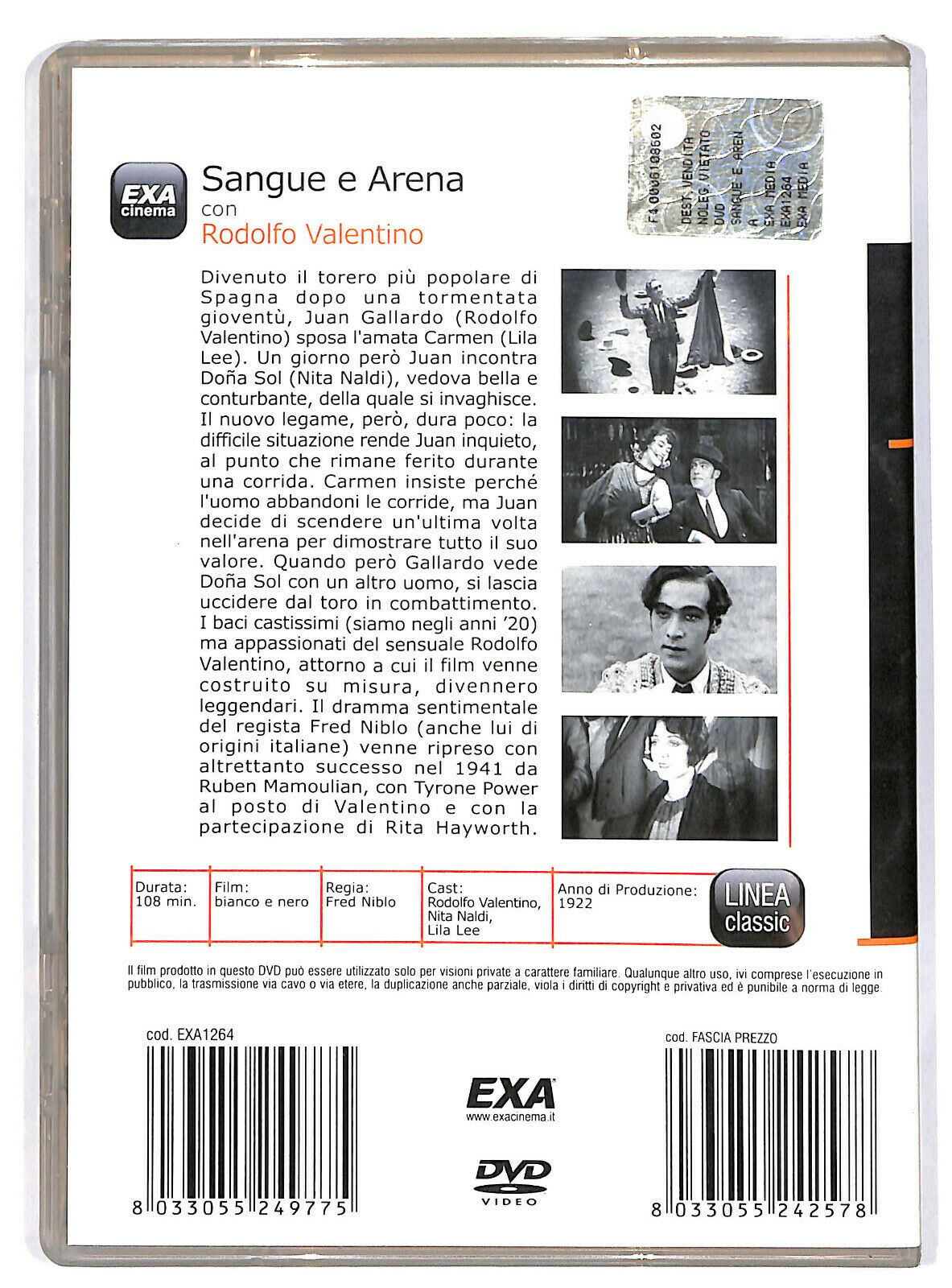 EBOND Sangue e Arena DVD Editoriale D594640