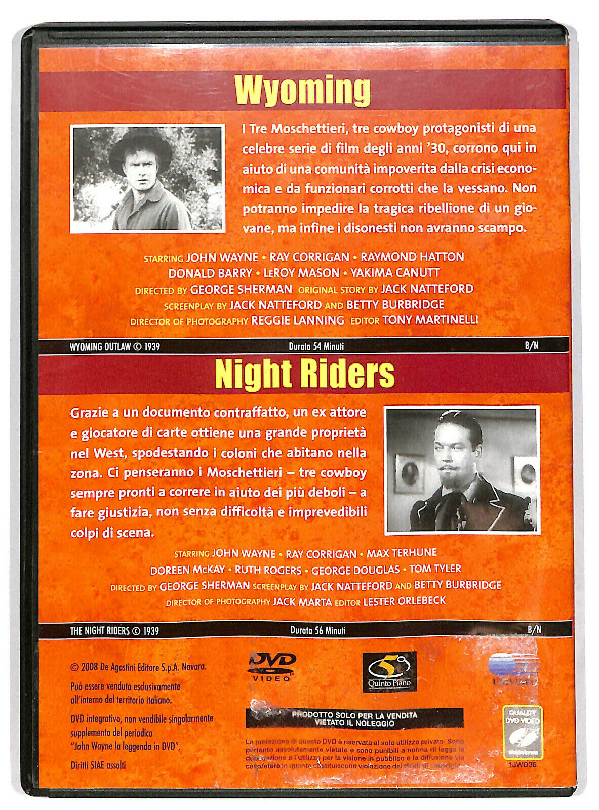 EBOND  Wyoming - The Night Riders DVD  Editoriale D594802