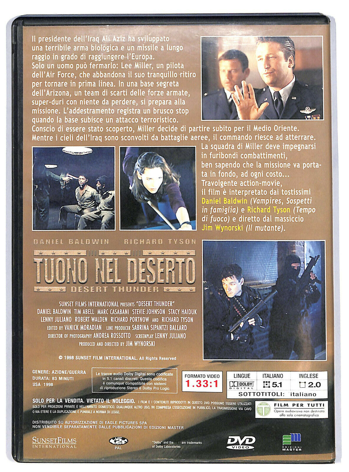 EBOND Tuono Nel Deserto DVD Editoriale D594915