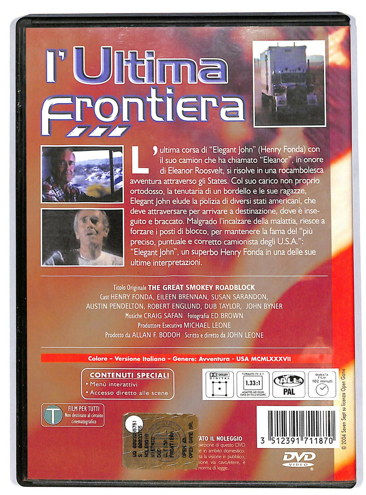 EBOND L'ultima Frontiera - The Great Smokey Roadblock DVD D594916
