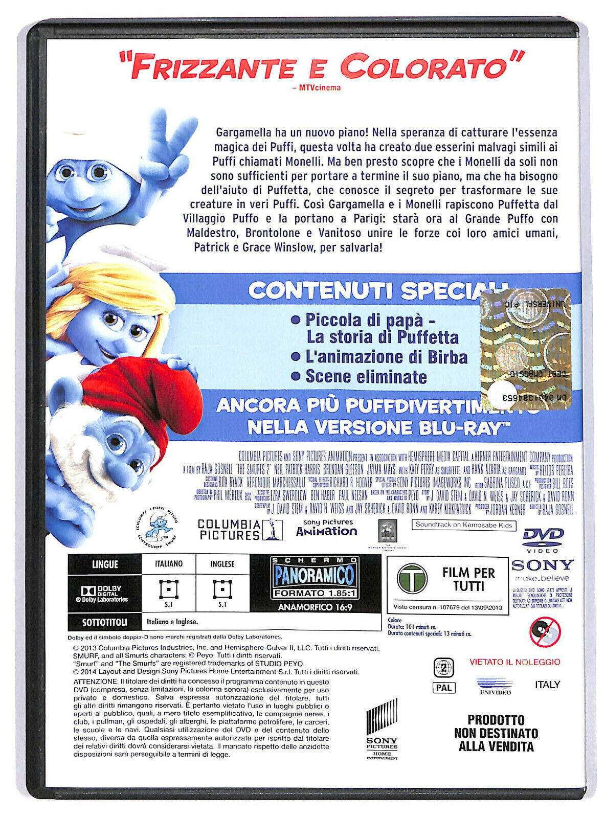 EBOND I Puffi 2 DVD D595004