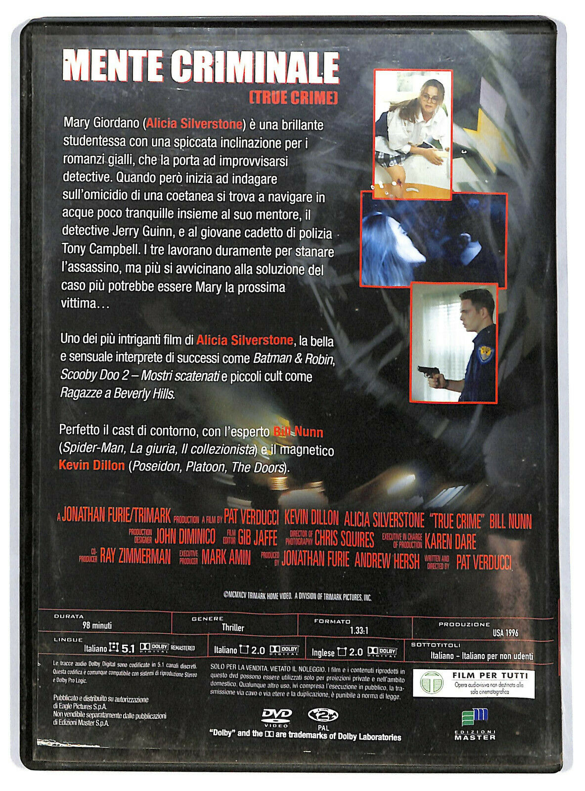 EBOND Mente Criminale DVD Editoriale D595049