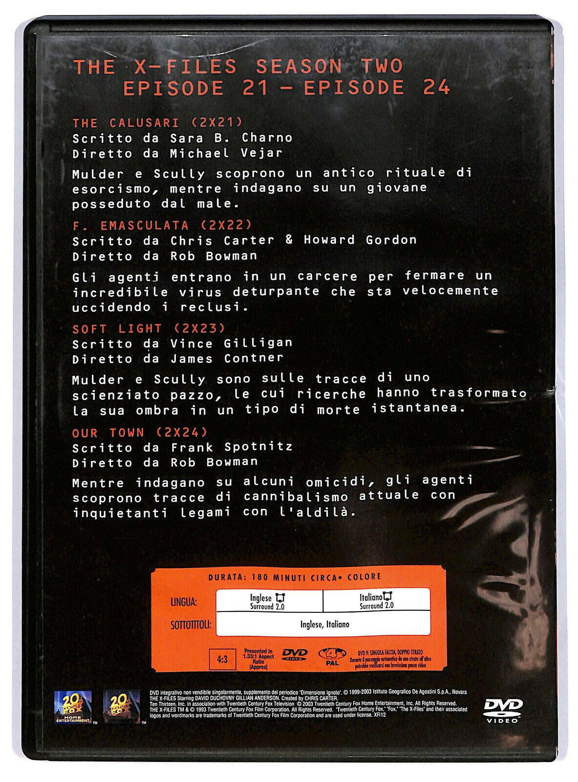 EBOND The X-files Collection Stagione 2 Volume 6 DVD Editoriale D595220