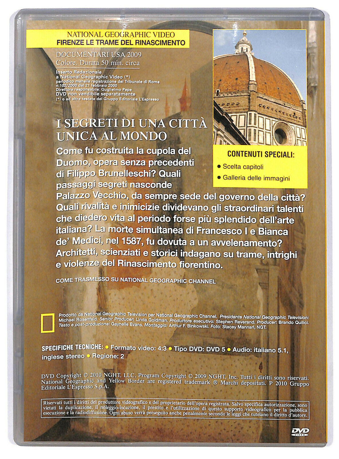 EBOND Firenze Le Trame Del Rinascimento - National Geographic Vol.91 DVD D595345