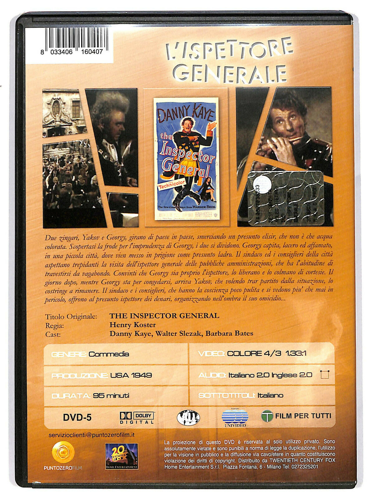 EBOND L'ispettore Generale DVD D596150