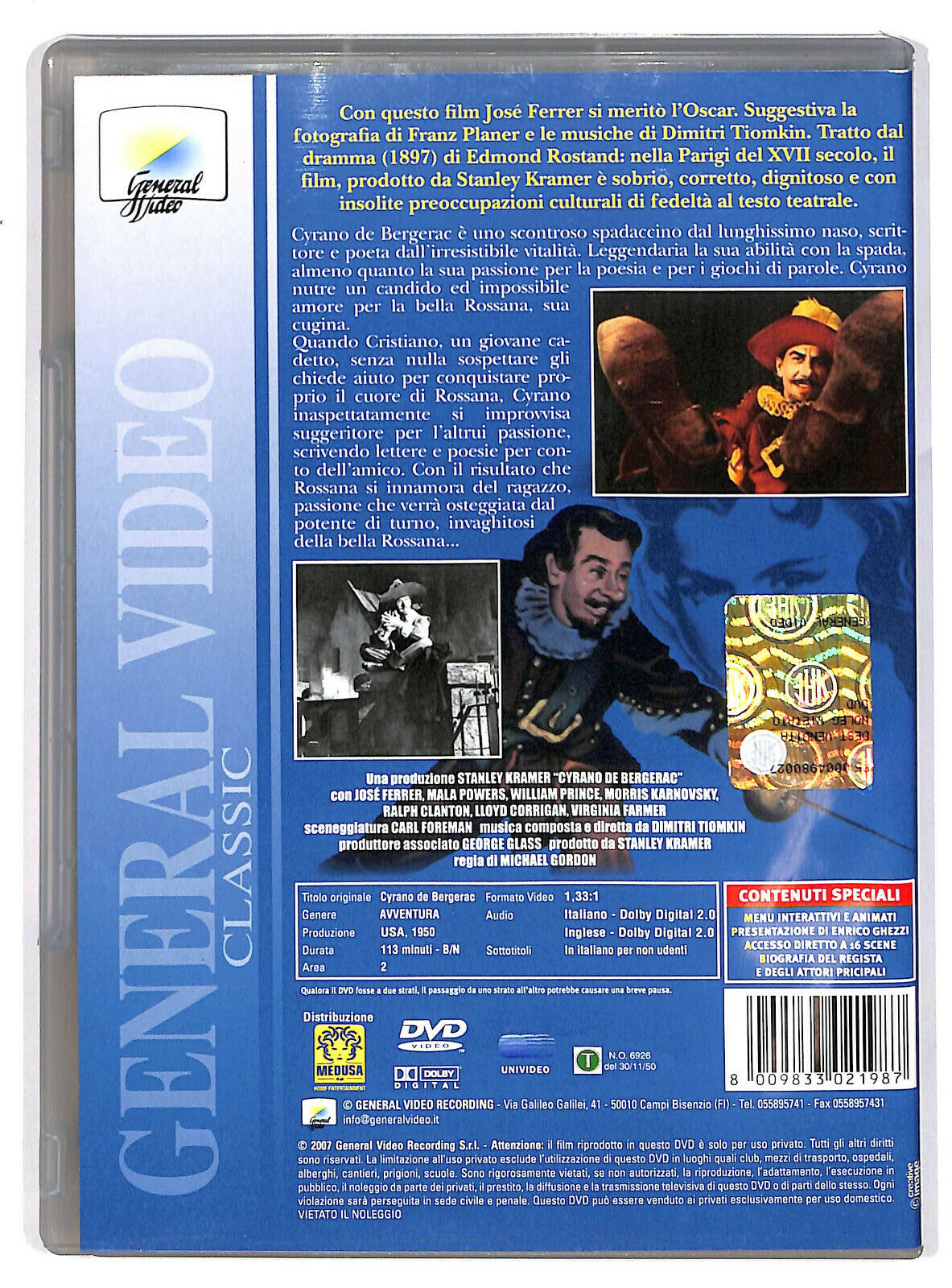 EBOND Cyrano De Bergerac DVD D596152
